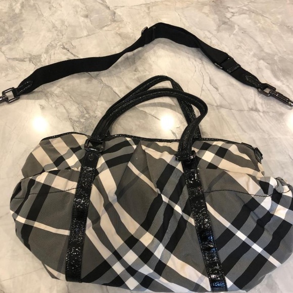 Burberry diaper bag